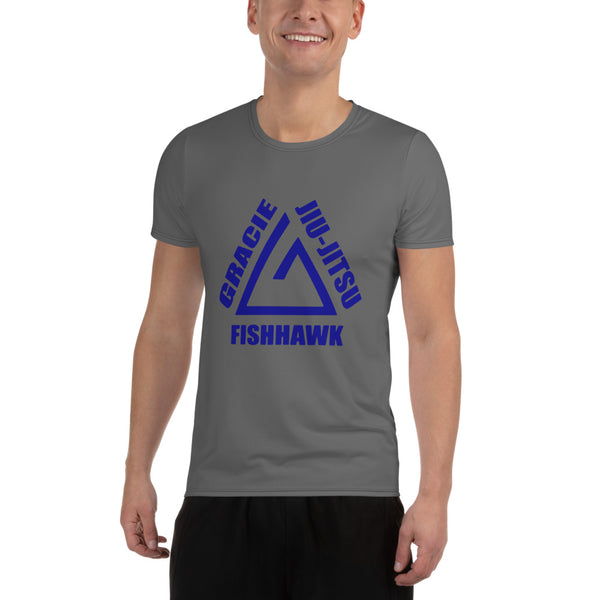 Gracie Fishhawk BJJ - Men's Athletic T-shirt - BlackBeltApparel
