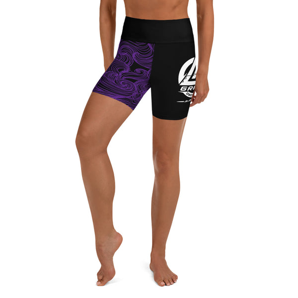 Gracie Owensboro BJJ - Women's Shorts - Purple - BlackBeltApparel