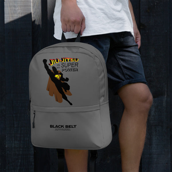 Super Power - Backpack - Brown - BlackBeltApparel
