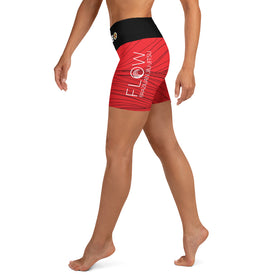 Flow BJJ - Women's Shorts - Red